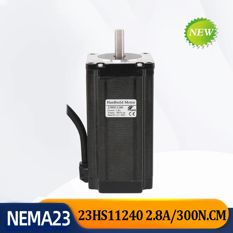 1PCS NEMA23 Stepper Motor 23HS11240  4-lead 4.0A 300N.CM  57 Series Stepper Motor for 3D Printer CNC Engraving Milling Machine