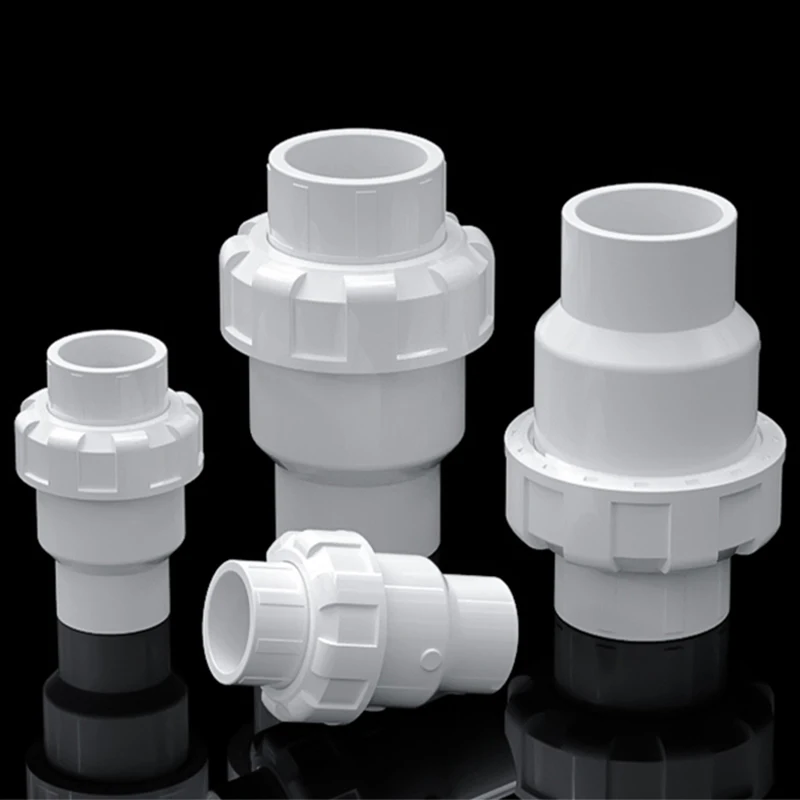 Weiyi 110mm Pvc One Way Ball Check Anti-backflow Sewer Drain Pipe Connector For Farm Garden Irrigation System
