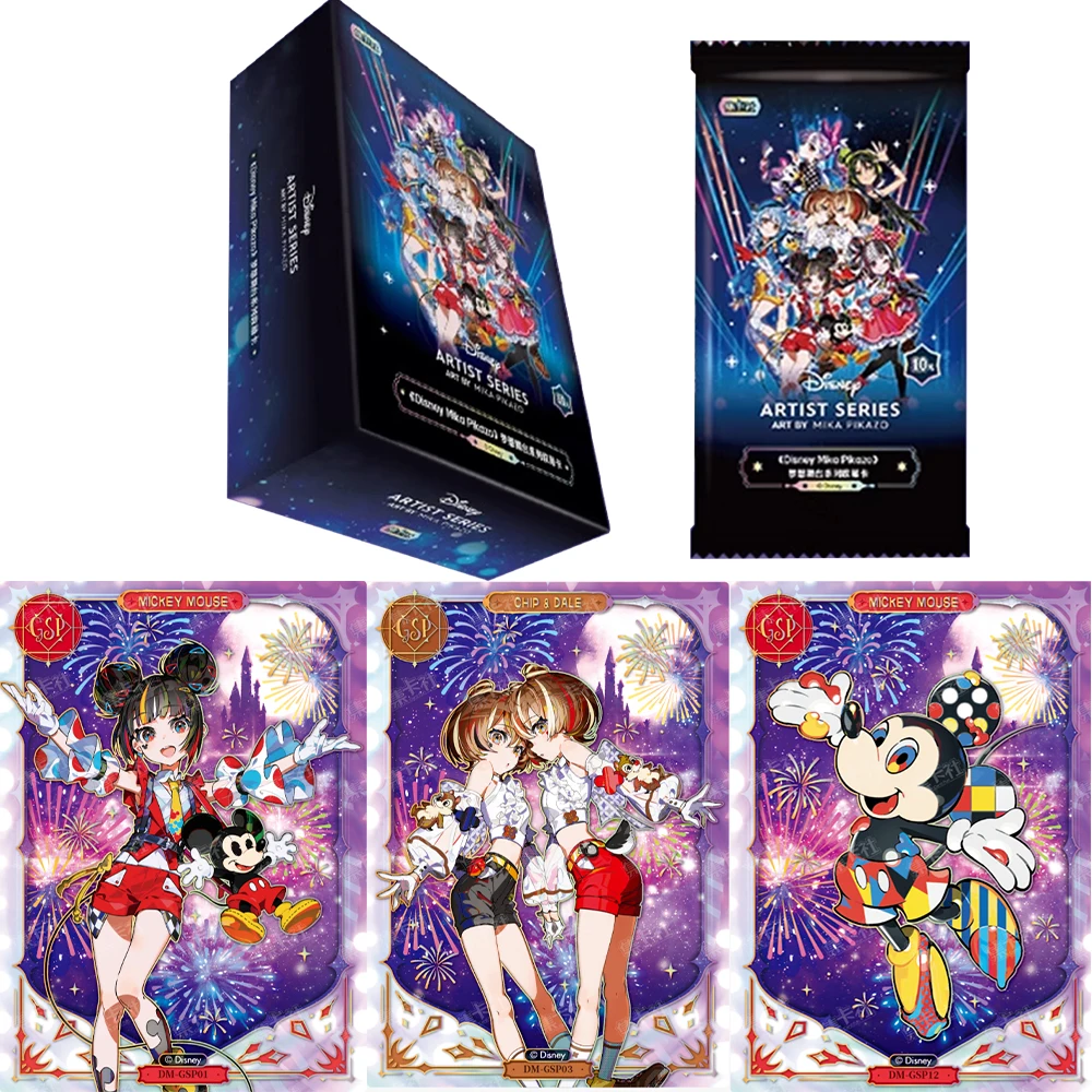 

Подлинная карта Disney Mika Pikazo Dream Stage Series Микки Дональд Дак ‌ Ограниченная серия Персонализированная подпись Коллекционные карты аниме