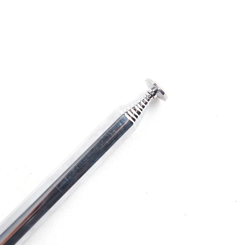 1 X 10 Section Extra Long Stainless Steel Telescopic Tie Rod Antenna FM FM Radio Super Signal With Copper Flat Head Accessories