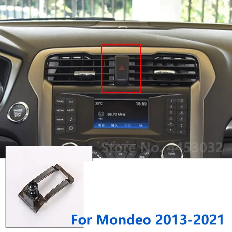 17mm Special Mounts For Ford Mondeo MK5 MK4 Car Phone Holder GPS Supporting Fixed Bracket Air Outlet Base Accessories 2007-2022