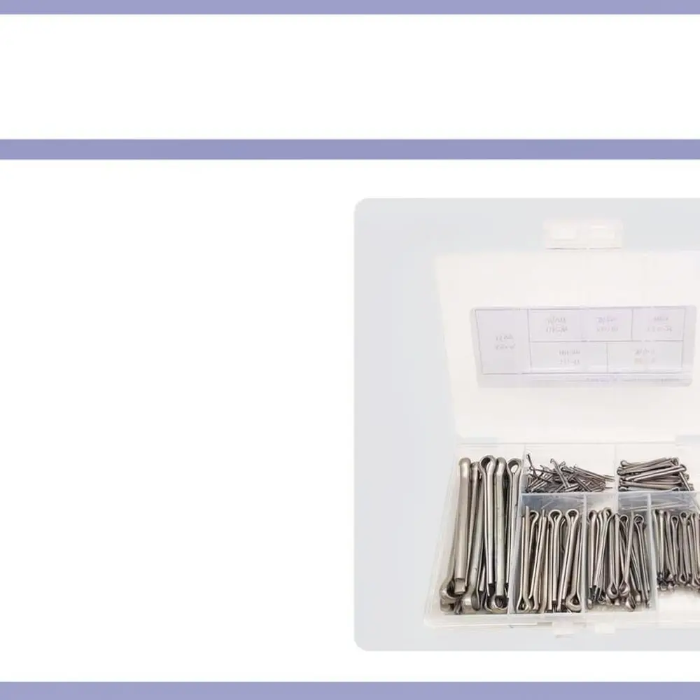 Assorted Assorted Hardware Fastener Kit Cotter Pins Hairpin Clips Galvanized Mechanical Industrial Automotive Repair Fixing Supplies Set - Aliexpress Deal