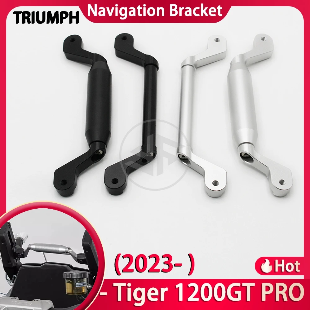 Mobile Phone GPS Plate Bracket Motorcycle Stand Holder Phone Navigation Bracket For TRIUMPH Tiger 1200GT PRO 2023 2024 2025 2026