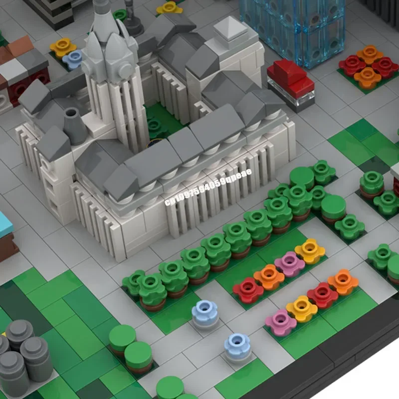 Nieuwe Stad Hot Selling Street View Moc Modulaire Philadelphia Citymap Model Aangepaste Puzzel Diy Creatieve Ideeën Kid Speelgoed Verjaardagscadeau