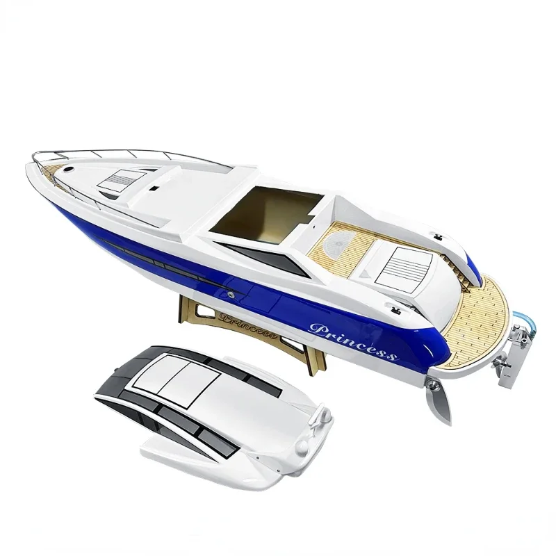 RC Yacht Model Super Little Princess 1105 Straight Shaft Version Hard Shaft Simulation Yacht Electric Toy Model Boat