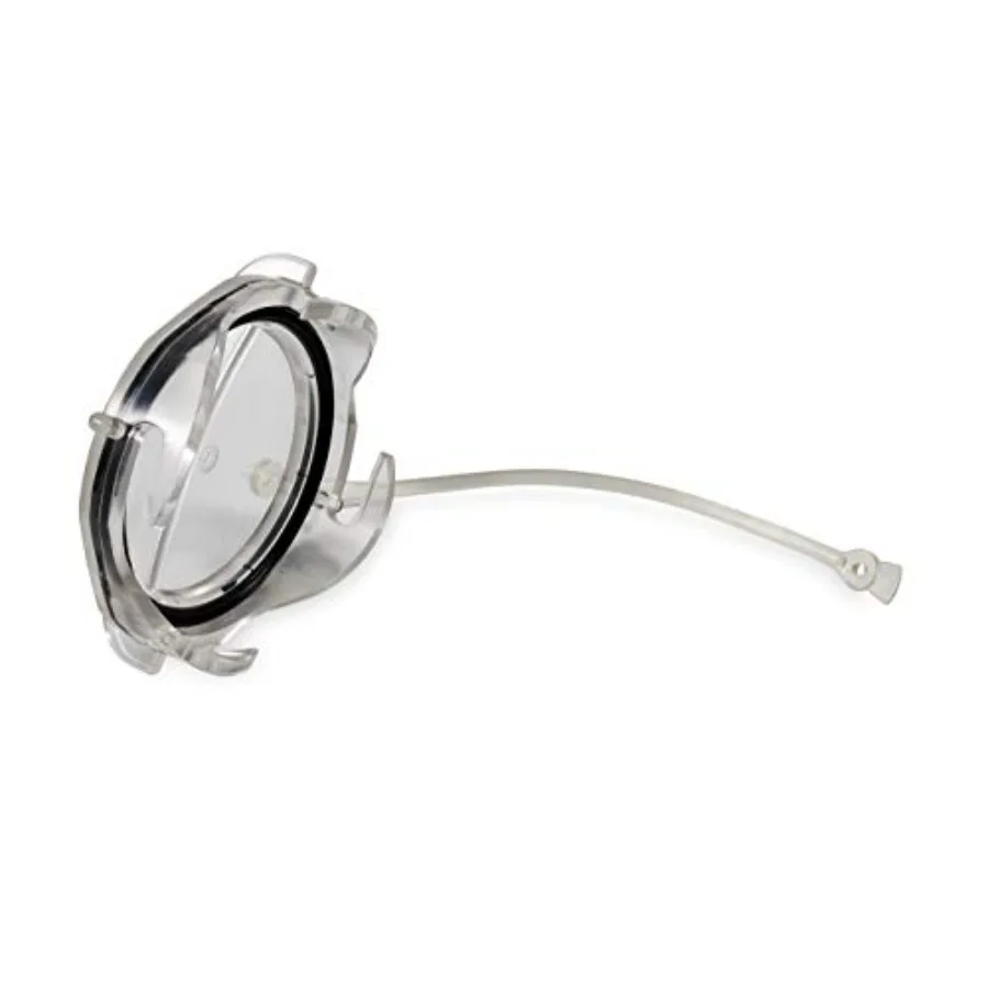 

39455 Clear RV Sewer Cap with Lanyard - Prevents Leaks and Spills from Your RV's Sewer System