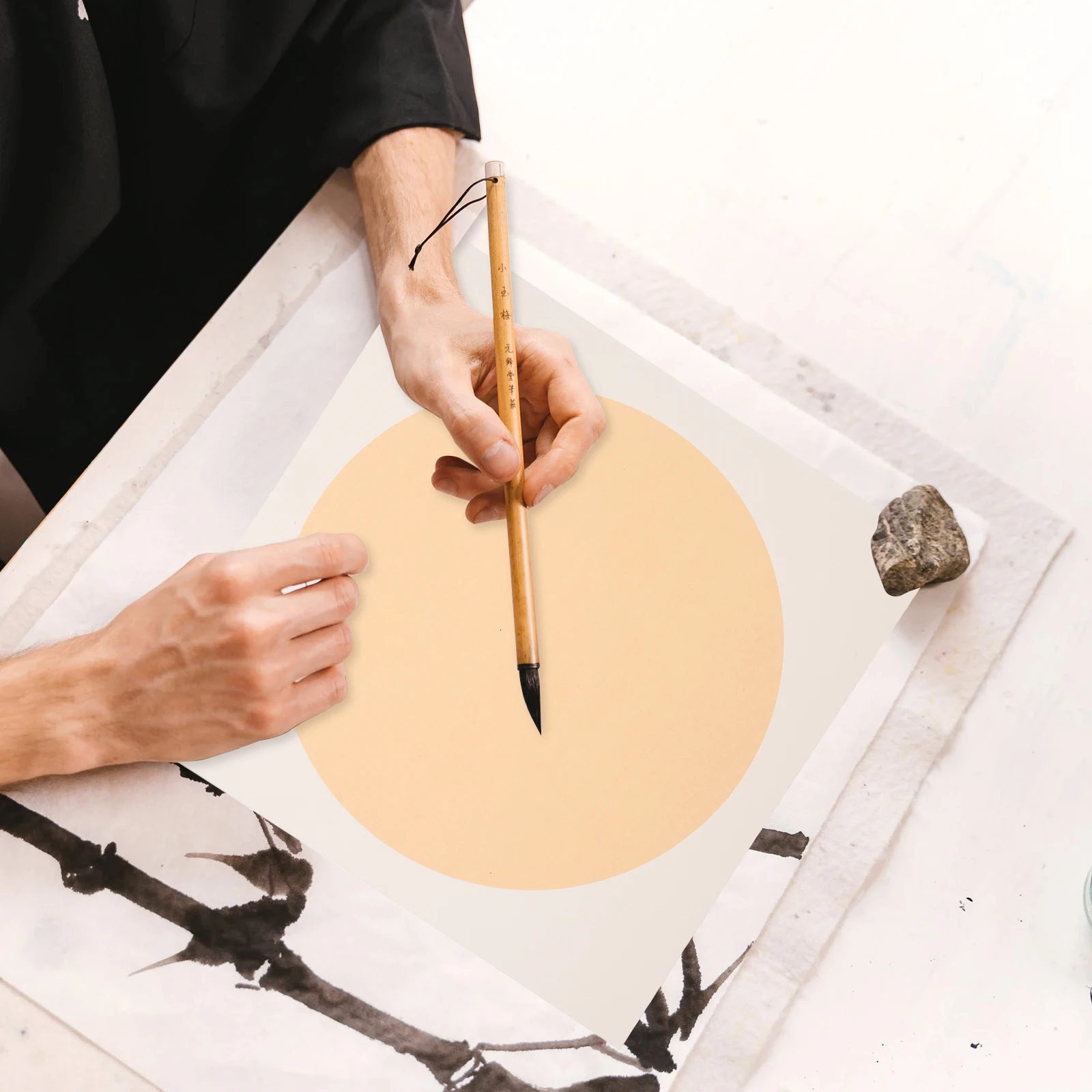 

10 Sheets Chinese Art Painting Papers Thickened Handmade Card Paper for Calligraphy Drawing Painting Practice Paper