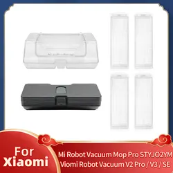 Xiaomi Mi Robot Vacuum-Mop Pro / Mop p / Mop 2S XMSTJQR2 Viomi V2 V2Pro V3 SE 용 STYJ02YM 부품 먼지 상자 물 탱크 HEPA 필터