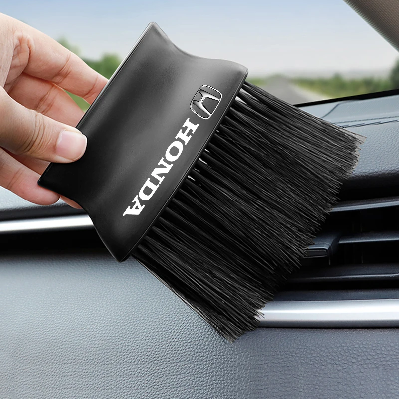 Car Detailing Cleaner Brush For Honda Mugen Civic City Fit VTEC RR Vezel CR-V Dohc Pilot Jazz HRV XRV Car sticker accessories