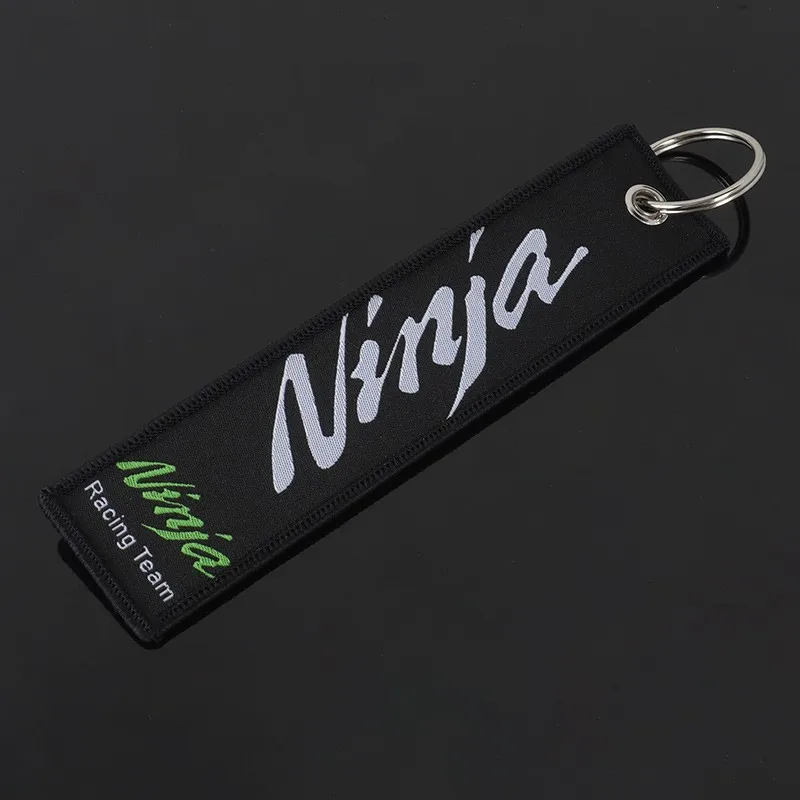 オートバイ刺繍キーホルダーキーリングストラップカワサキ Ninja650