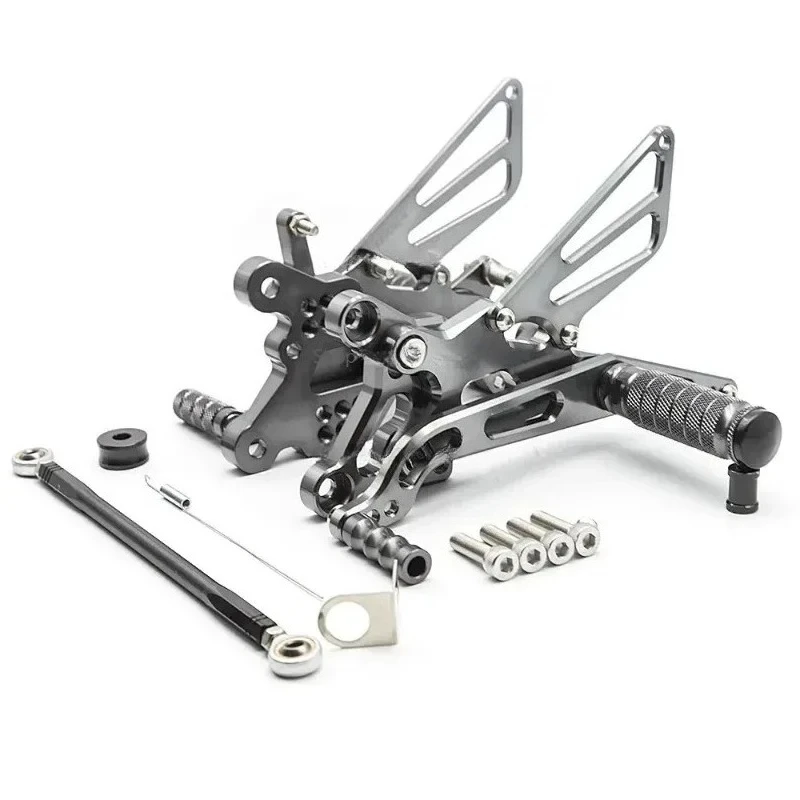 Applicable to For  YZFR6 YZF-R6 YZF R6 2006 2007 2008 - 2022 CNC Aluminum Motorlcycle Adjustable Rearset Footpeg Foot Peg Rear S