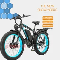 KETELES K800 Mountain Electric Bicycle Dual motor 2000W EBIKE Urban Commuting Electric Bikes for Adults 48V 23AH 55km/H