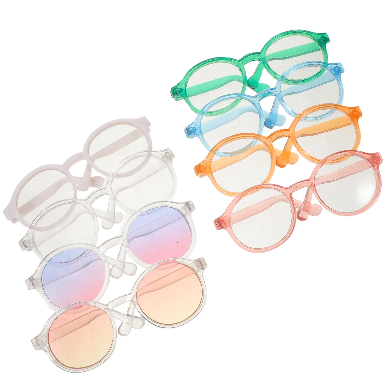 

8pcs Pet Sunglasses: Small Dog Cat Eyewear For Outdoor Photo Props Cosplay Accessories Mini Glasses Puppies Bunnies Fashion