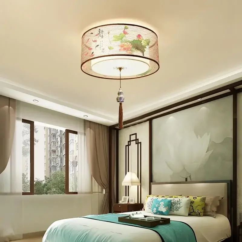 Nordic Lotus Bird LED Ceiling Lamp Modern Stylish Lighting Fixture for Living Room Bedroom Study Hotel KTV Ideal Interior Room D