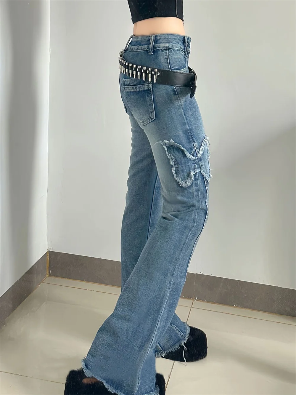 Army Green Y2K Wide Leg Cargo Pants Women High Waist Baggy Vintage Trousers Street Loose Casual Straight Pants Fashion Bottoms