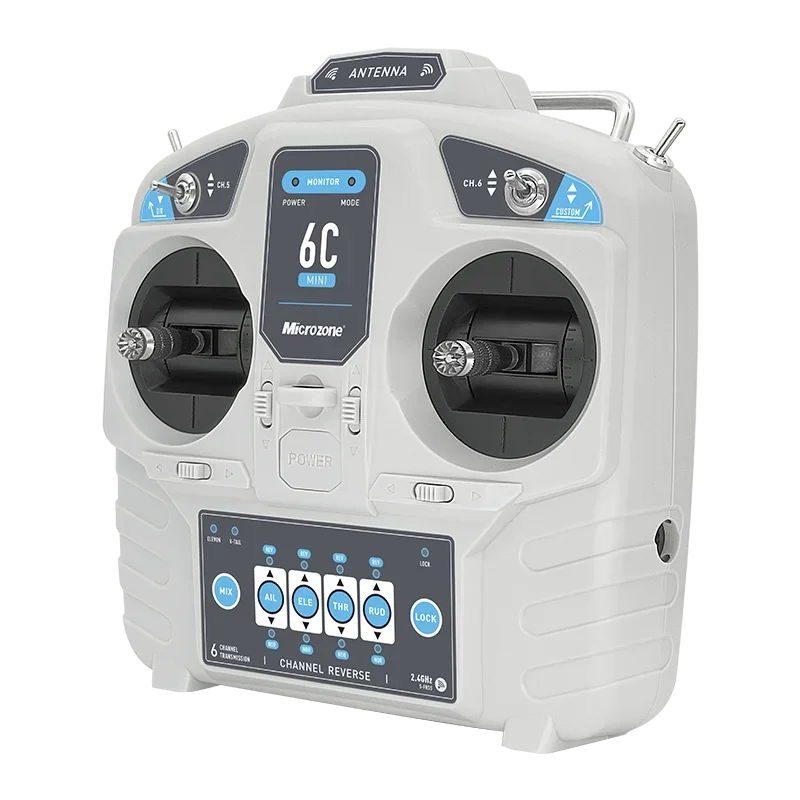 Transmetteur RC MC6C 2.4G 6 canaux avec mise à niveau du récepteur pour avion quadrirotor à voilure fixe, voitures compatibles avec MC-6A/6B