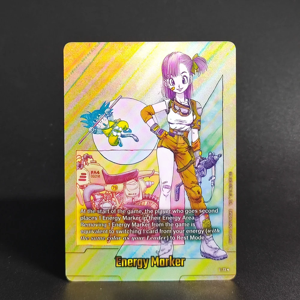 Self Made Dragon Ball English Fusion World Energy Marker E-73 E-52