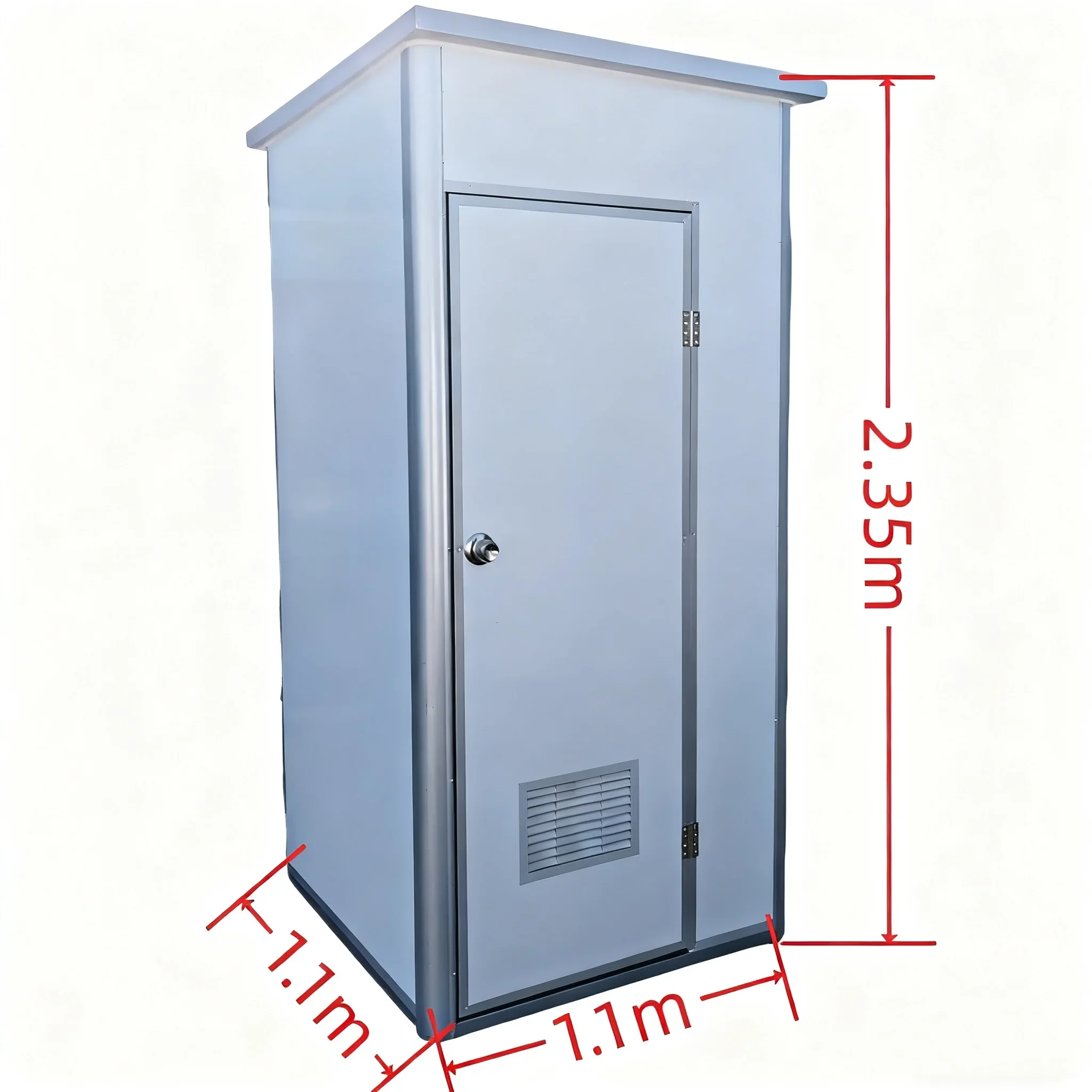2026 Modern Single Mobile Shower Cabin Outdoor Restroom Block Prefab Shower Portable Shower for Construction Sitepromote sales