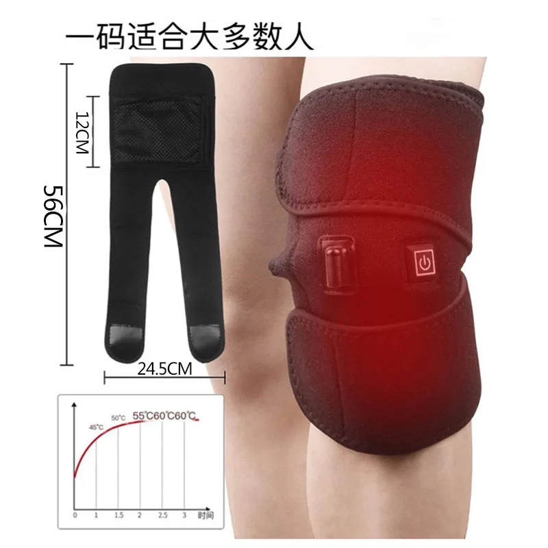 Exclusive for Cross-Border Electric Heating Kneecap Hot Compress Warm Kneecap Old Cold Leg Joint Heating Knee Protector Self-Hea