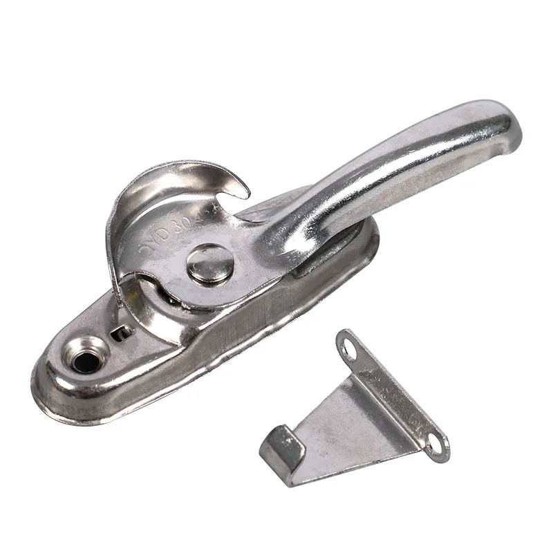 Spray Painted Window Lock Aluminum Alloy Window Hook Lock Sliding Door And Window Accessories Stainless Steel Two-Way Crescent