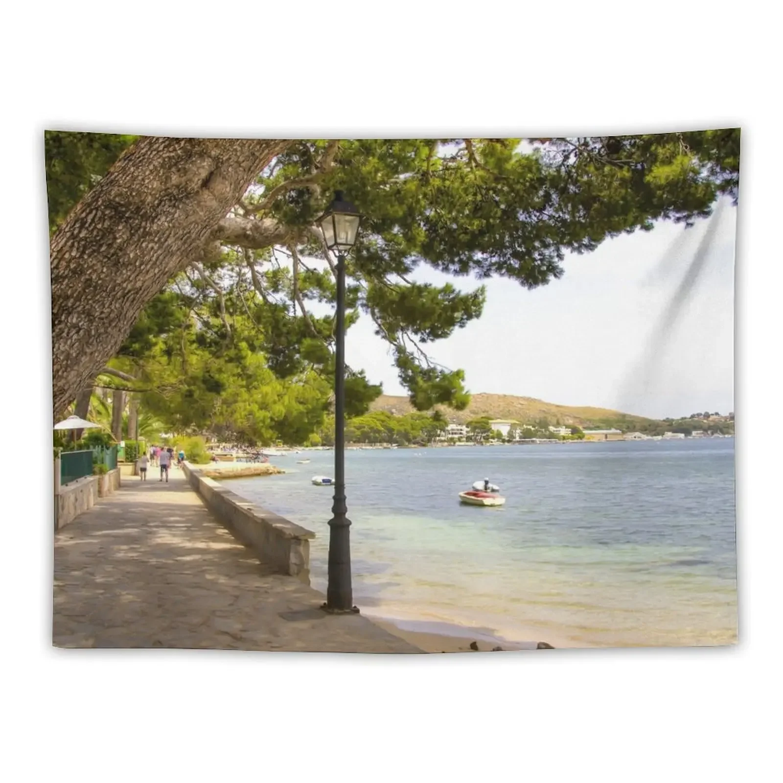 

Pine Walk Puerto Pollensa Mallorca Tapestry Wall Hanging Decor Cute Decor Room Decor Cute Wallpaper Bedroom Tapestry