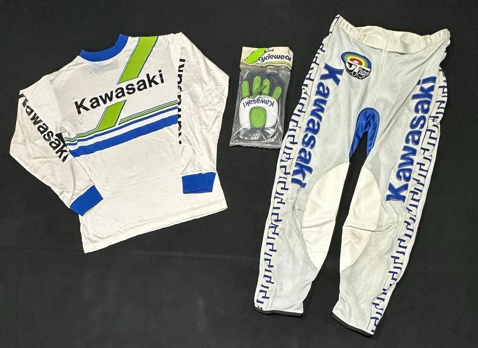 

Kawasaki Race Uniform Motorcycle Off-Road Outdoor Cycling Long Sleeve And Pant Autumn Men Jersey Oversized Breathable Set