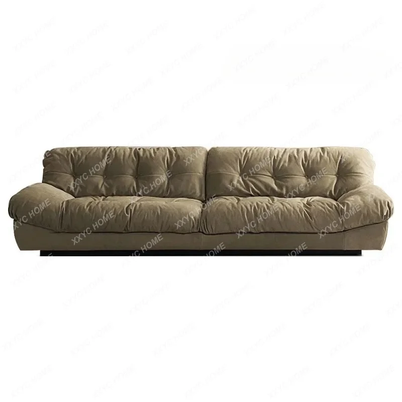 XX X Minimalist Cloud Sofa Down Matte Flannel Living Room Modern Simple Fabric Sofa