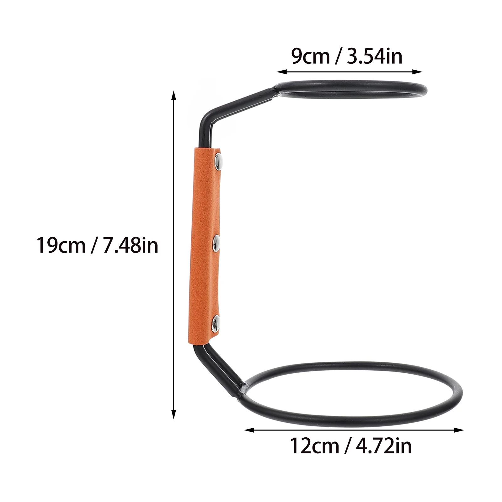1 قطعة حامل منقط القهوة قاعدة حديدية سوداء خفيفة الوزن ومقبض غير قابل للانزلاق حامل أكواب مرشح ملحقات قهوة رائعة