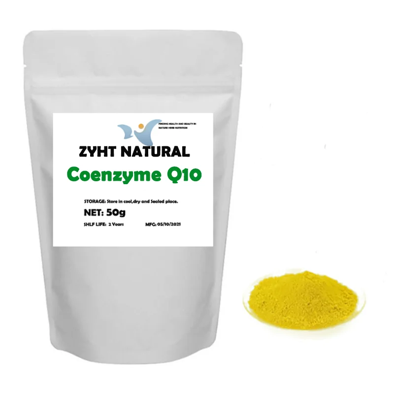 

Pure Nature High Quality Coenzyme Q10 Ubiquinone 10 Cosmetic Ingredients Antioxidant, Anti-aging, Enhances Vitality