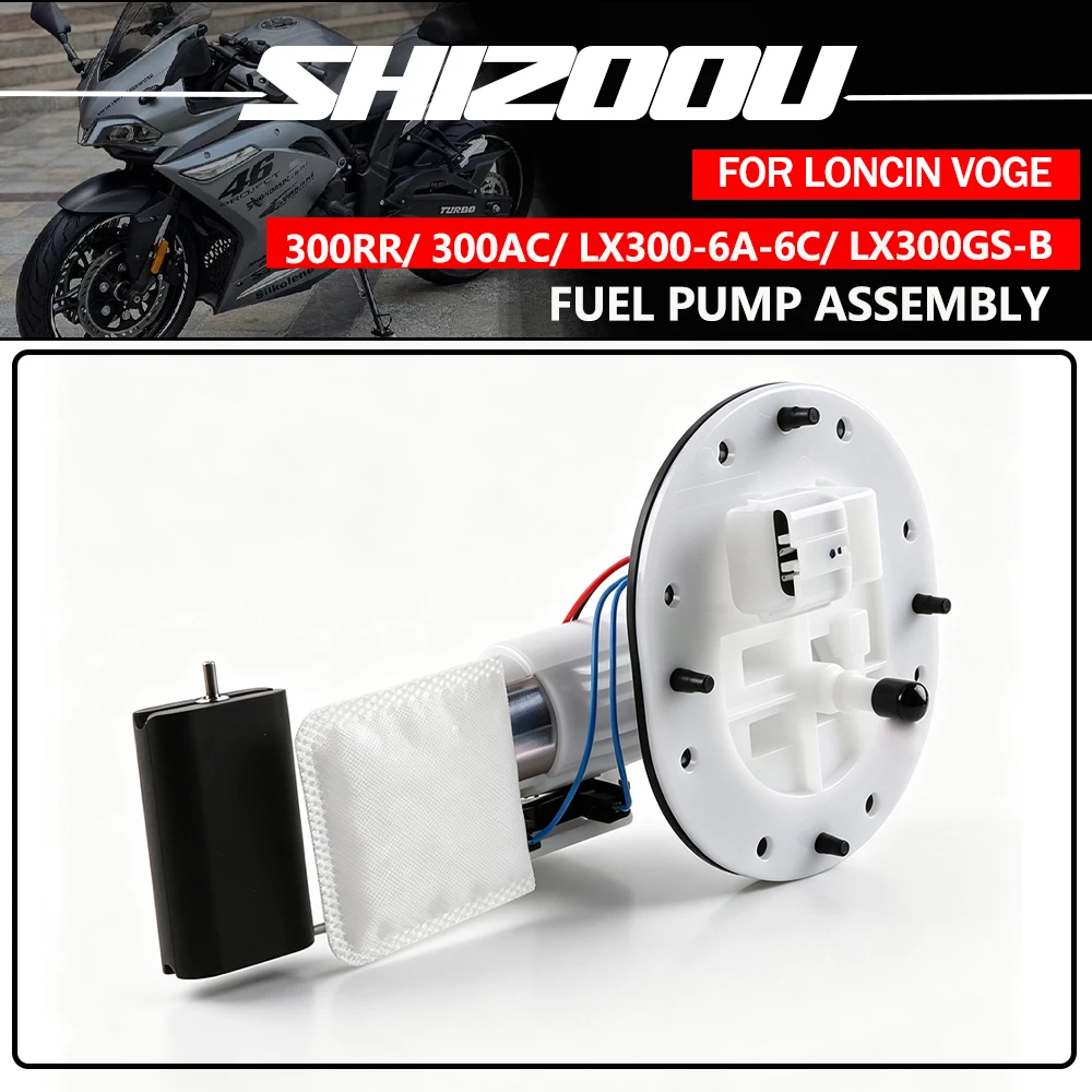 Motorcycle Engine Fuel Pump Assembly For LONCIN Voge LX300-6A -6C 300RR LX300GS-B 300AC 300 Motorbike Accessories Fuel Supply