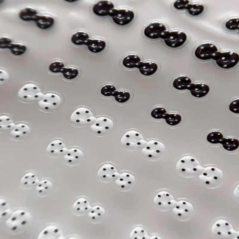 5D Französische Japanische Nagelaufkleber Mini-Schleifen Selbstklebende Nagelkunst-Sticker Süße Kleine Schleifen für Tägliche Casual-Maniküre – Detail 6
