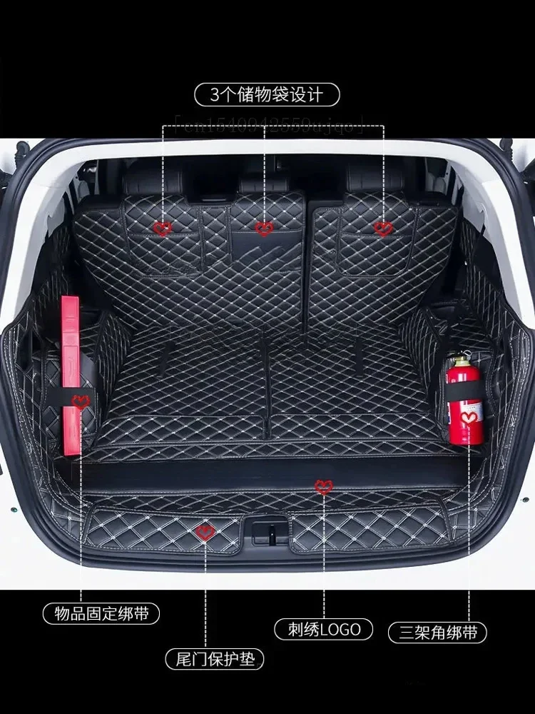 fully enclosed Car Trunk Mat For Jetour X70 Plus 7-Seat 2021 2022 2023 Custom Car Accessories Auto Interior Decoration