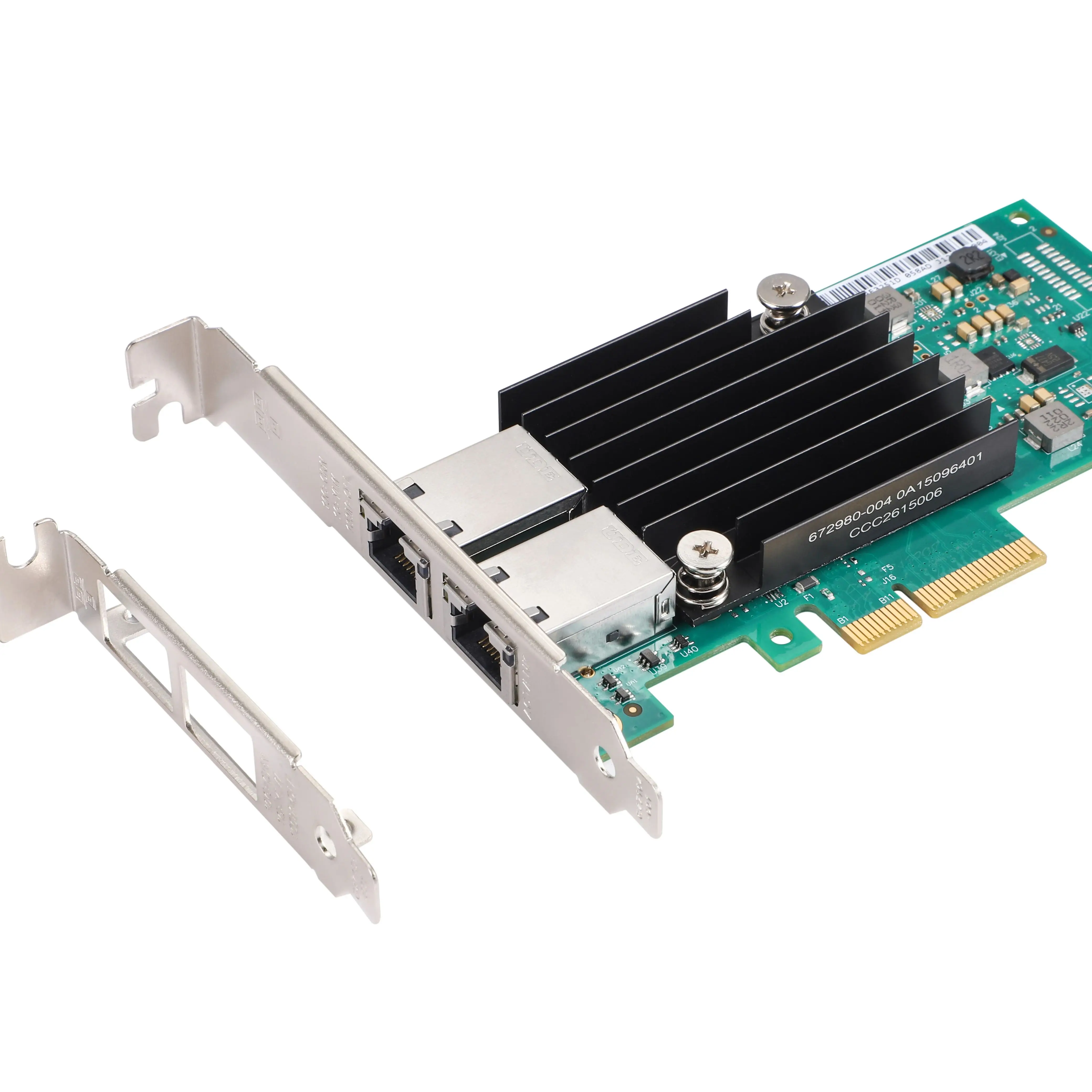 XikeStor Intel X550-T2 10G Chip PCIEx4 Dual RJ45 10Gbps Port Hybrid Internet Network Card Support Windows/Linux، SKN-X550-2BT