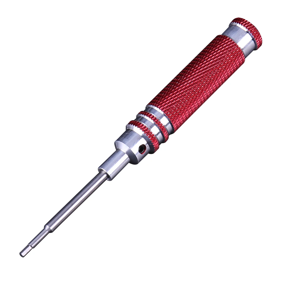 EMP Red Handle CNC Short White Steel Screwdriver Set Hexagon/Slotted/Phillips Sizes 1.5 2.0 2.5 3.0