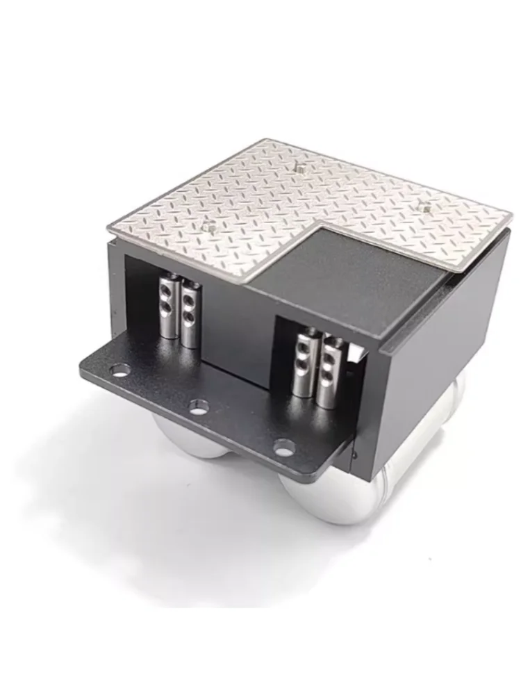 La scatola batteria in metallo può installare il servo per 1/14 Tamiya RC camion rimorchio ribaltabile per Scania R470 R620 per Benz Actros LESU parte fai da te