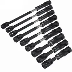 Stalen Zware Aandrijfas 52 Mm-144 Mm Voor 1/10 Rc Auto Crawler Axiale Scx10 90046 Axi03007 Trx4 Trx6 Redcat Gen8 Rgt Yikong