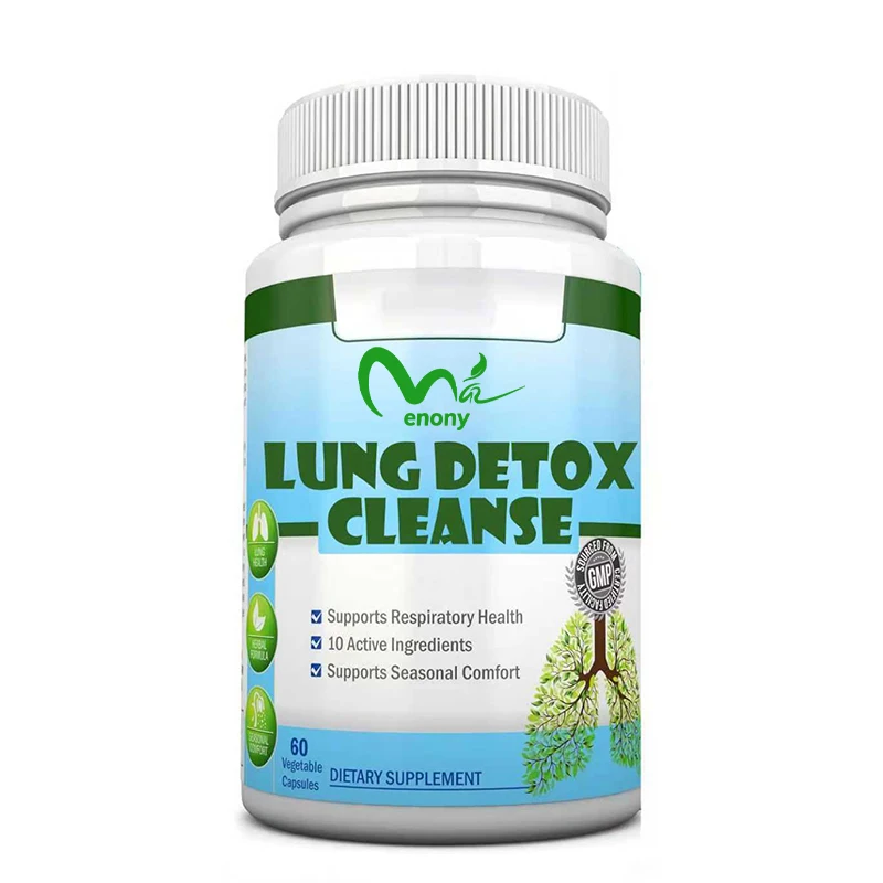 

Effective lung cleansing, 100% herbal health supplement, promotes overall health, 60 capsules