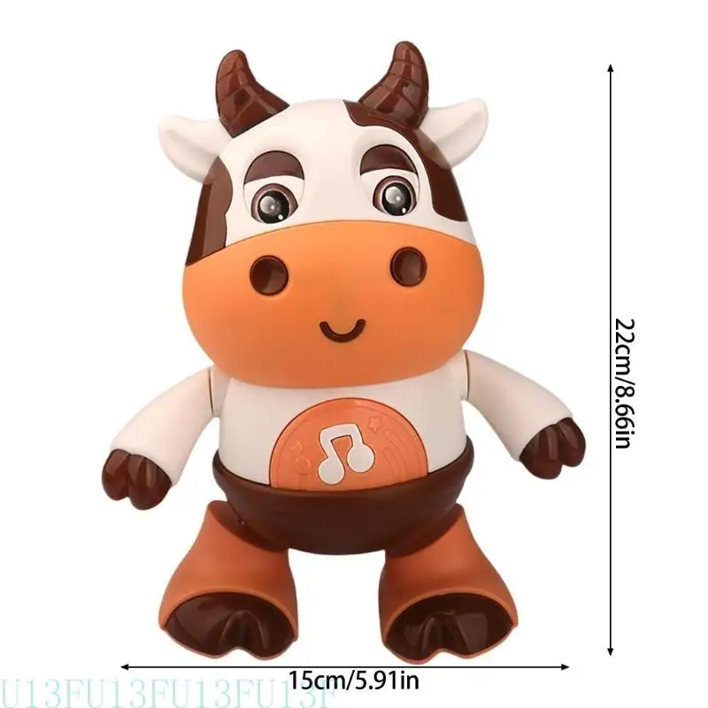 

U13F Children Electric Dance Cow Music Swing Electric Toy Gift for Kid Baby