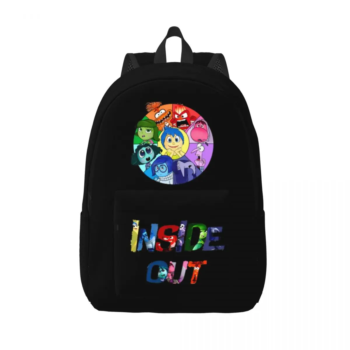 Inside Out Backpack Elementary High College School Student Cartoon Book Bags Teens Daypack Outdoor