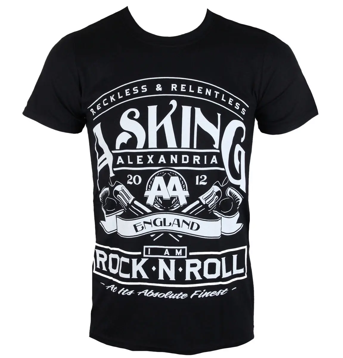 2026 Asking Alexandria Graphic Cotton Band T-shirt Unisex Summer Short Sleeve Fashion Brand Tee Luxury Casual Vintage Tees