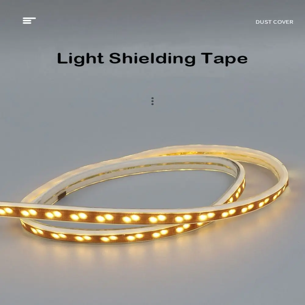 9m/Roll LED Light Strip Shading Tape Anti Glare Self-Adhesive Light Blocking Tape Heat Resistant Waterproof