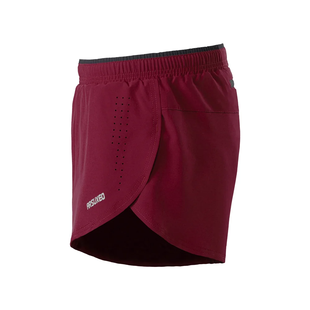 ARSUXEO Men's Running Shorts 2 in 1 Workout 3