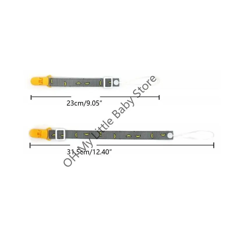 M76C الكرتون طباعة هوة كليب سلسلة الطفل عضاضة مصاصة سلسلة حامل كليب