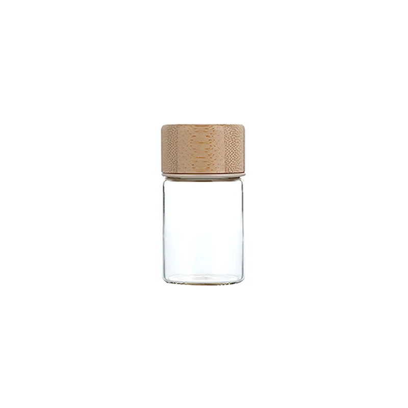 20/25/30ml Mini Glass Bottle For Coffee Concentrate Milk Juice Leakproof Bottle With Lid Mason Jar Portable Empty Jar