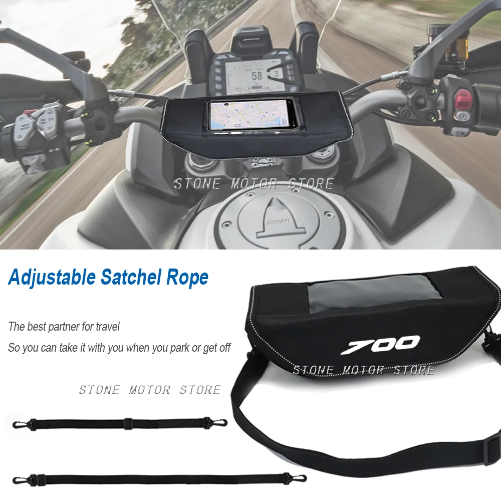 For QJMOTO SRT700 SRT700X srt 700 srt 700x Motorcycle Handlebar bag waterproof handlebar travel navigation bag Decorative New