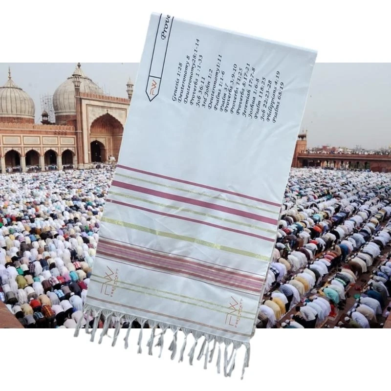 

Islamic Man Headscarf with Embroidery Pray Turbans for Men Summer Anti-Uv Scarf