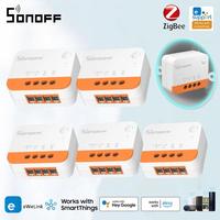 SONOFF ZBMINI L2 Extreme ZigBee Smart Switch DIY 2-Way Control Relay Module Breaker Works With Zigbee Hubs Bridge Alexa Google