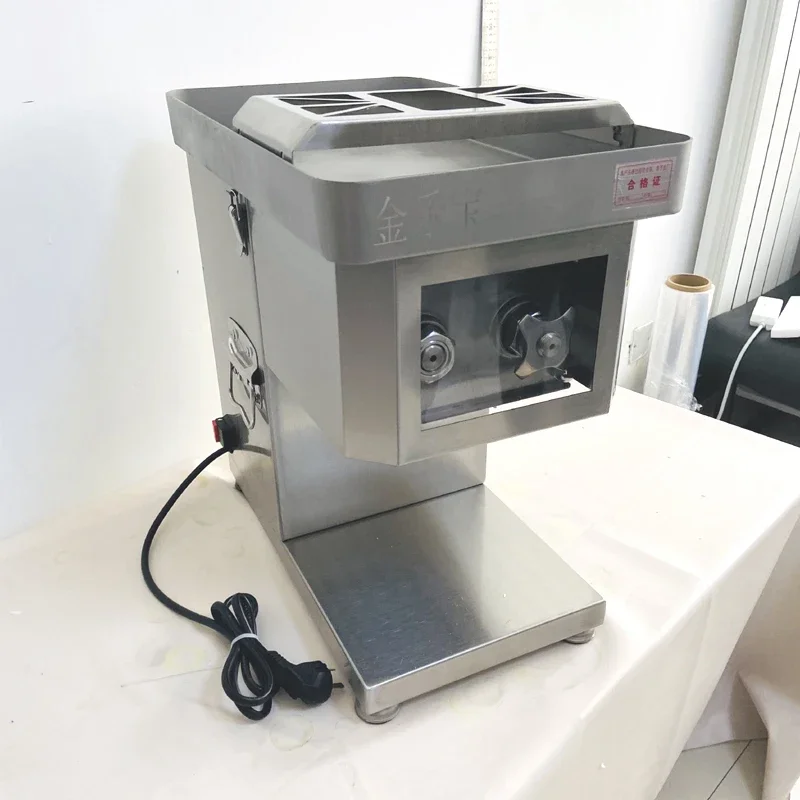 Высококачественная электрическая машина для нарезки мяса, настольная машина для нарезки мяса, машина для нарезки кубиками ветчины, свинины, говядины, баранины, мясорезка