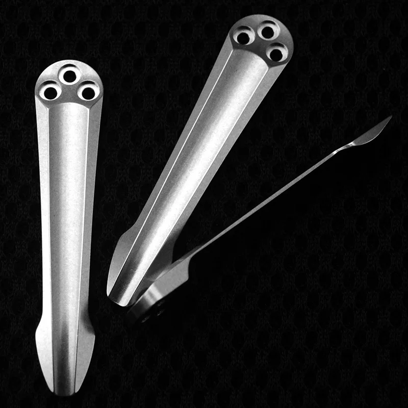 1PCS Titanium Deep Carry Pocket Knife Back Clip Pocket Equipment Clip Tool for Spyderco Paramilitary 2 C81