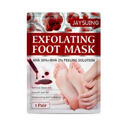 Exfoliating Feet Mask Dead Skin Remover Pedicure Socks Anti Crack Foot Patches for Women Man Foot Care Tools